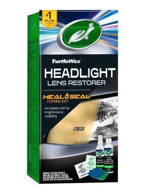 Turtle Wax Headlight Lens Restorer With Heal & Seal Technology Improves Clarity